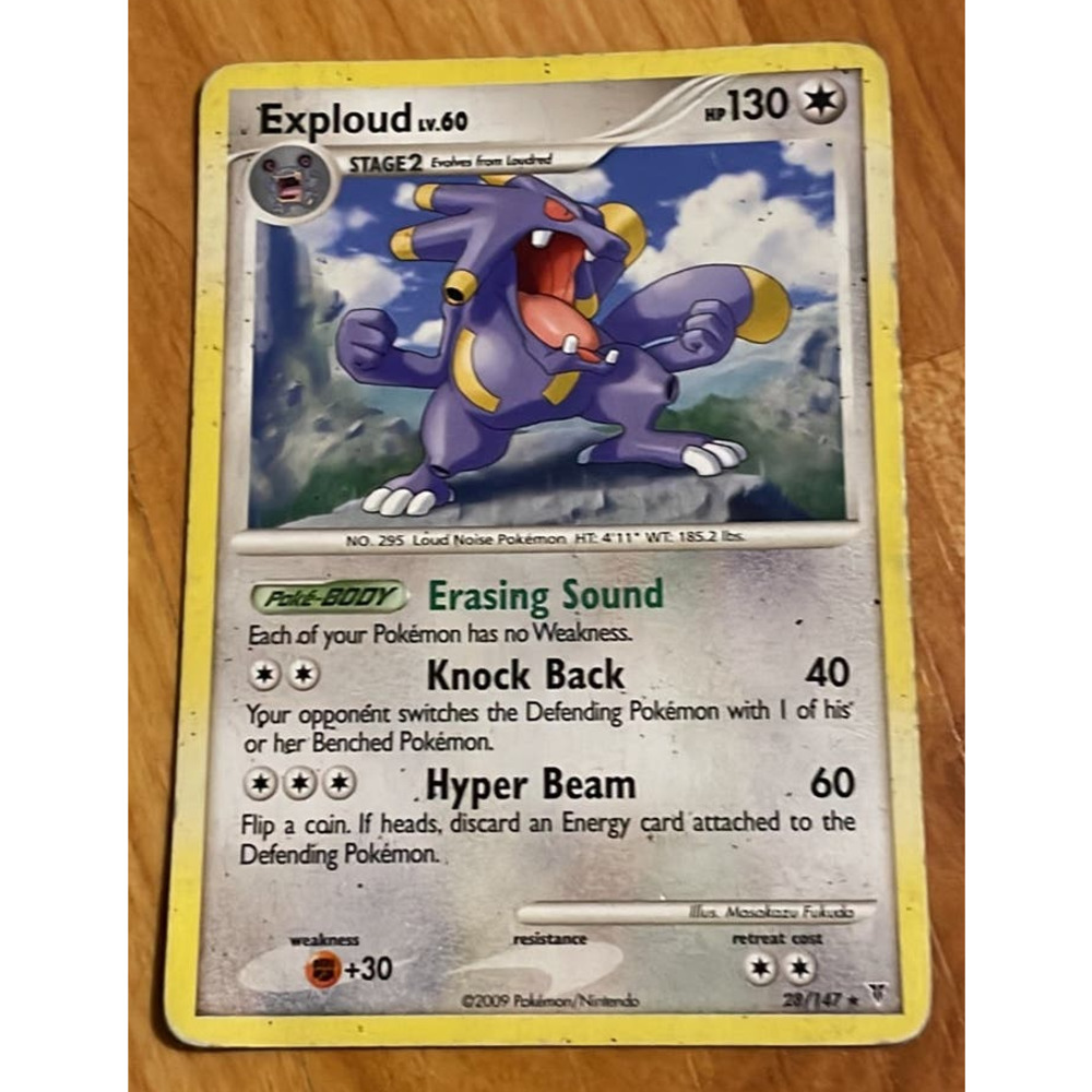 Exploud Pokemon Card‎